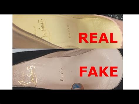 christian louboutin shoes fake vs real|knock off christian louboutin shoes.